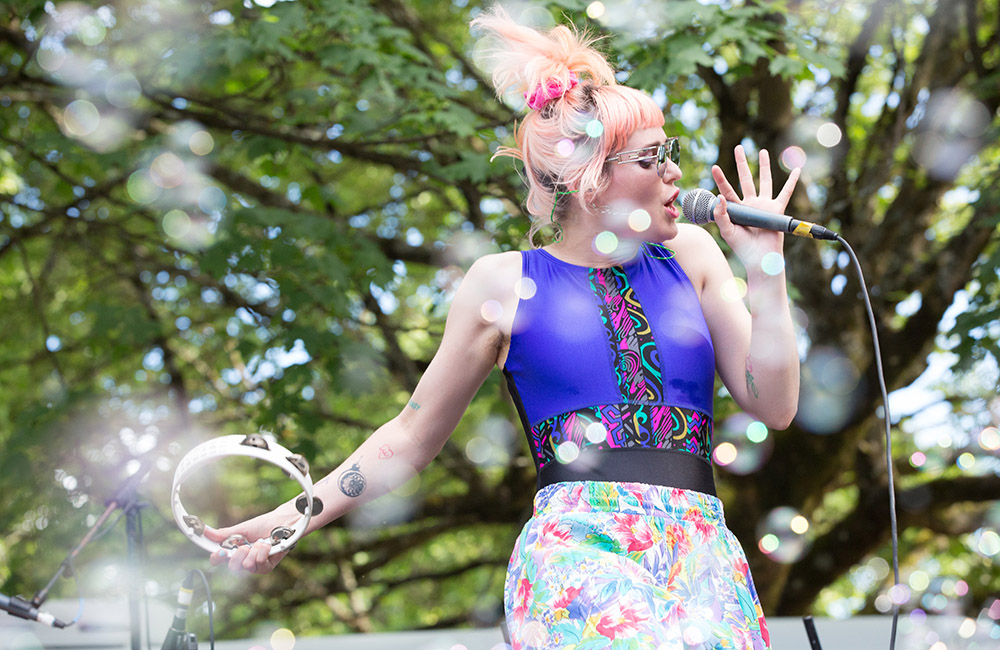 Tacocat, Walker Stadium, Portland Pickles, photo by Joe Duquette
