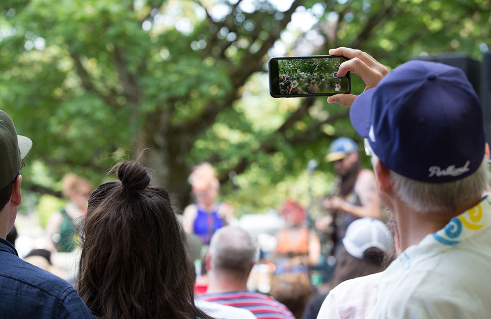 Tacocat, Walker Stadium, photo by Joe Duquette