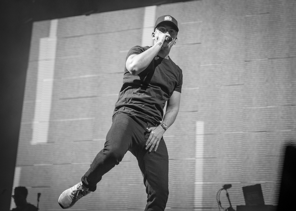 Logic, Moda Center, photo by Jensen Ocampo