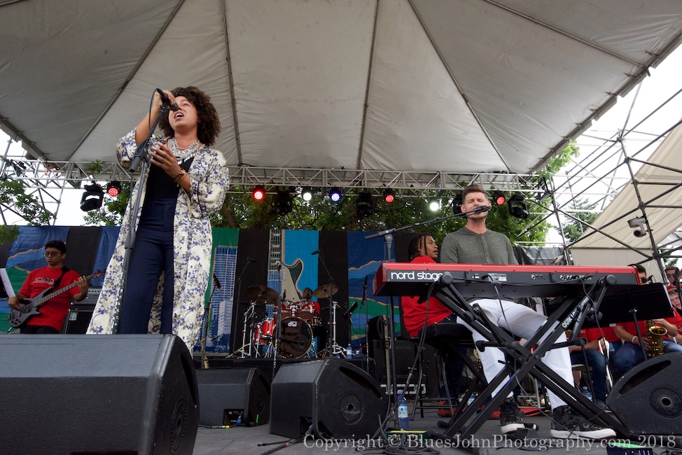 Jarrod Lawson, Waterfront Blues Festival, Tom McCall Waterfront Park, American Music Program, photo by John Alcala