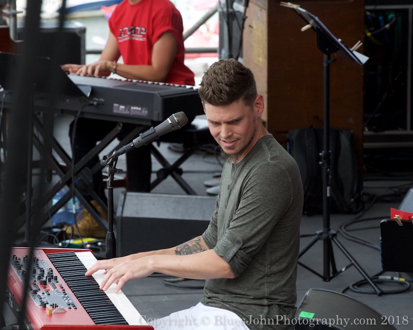Jarrod Lawson, Waterfront Blues Festival, Tom McCall Waterfront Park, American Music Program, photo by John Alcala