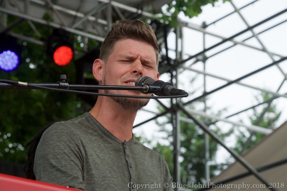 Jarrod Lawson, Waterfront Blues Festival, Tom McCall Waterfront Park, American Music Program, photo by John Alcala