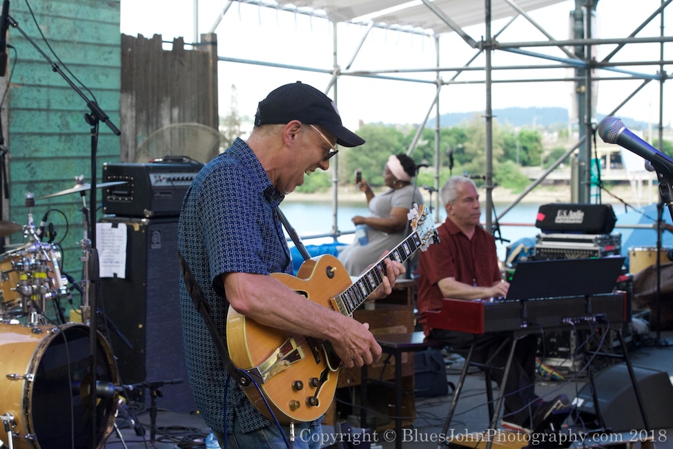 Mel Brown, Dan Balmer, Waterfront Blues Festival, Tom McCall Waterfront Park, photo by John Alcala