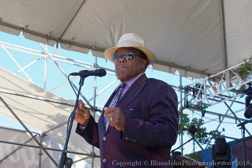 Tony Ozier, Norman Sylvester, Waterfront Blues Festival, Tom McCall Waterfront Park, photo by John Alcala