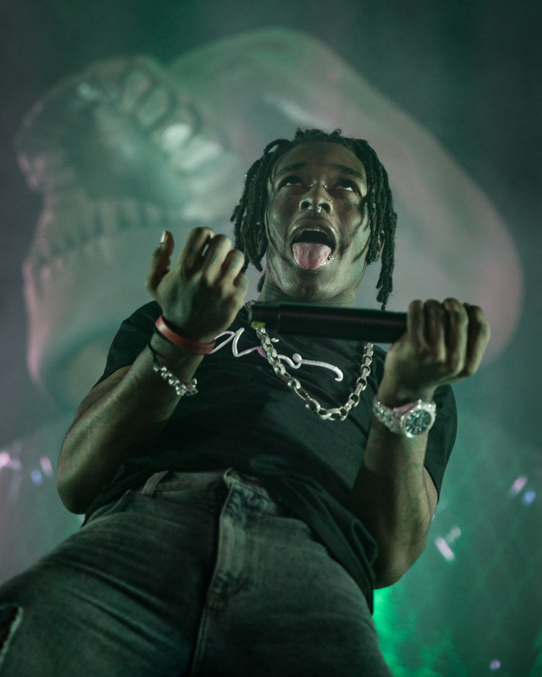 Lil Uzi Vert, Sunlight Supply Amphitheater, photo by Jensen Ocampo