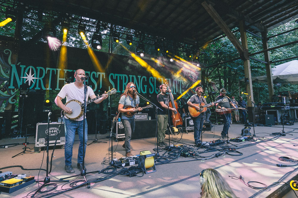 Greensky Bluegrass, Northwest String Summit, Horning's Hideout, photo by Blake Sourisseau