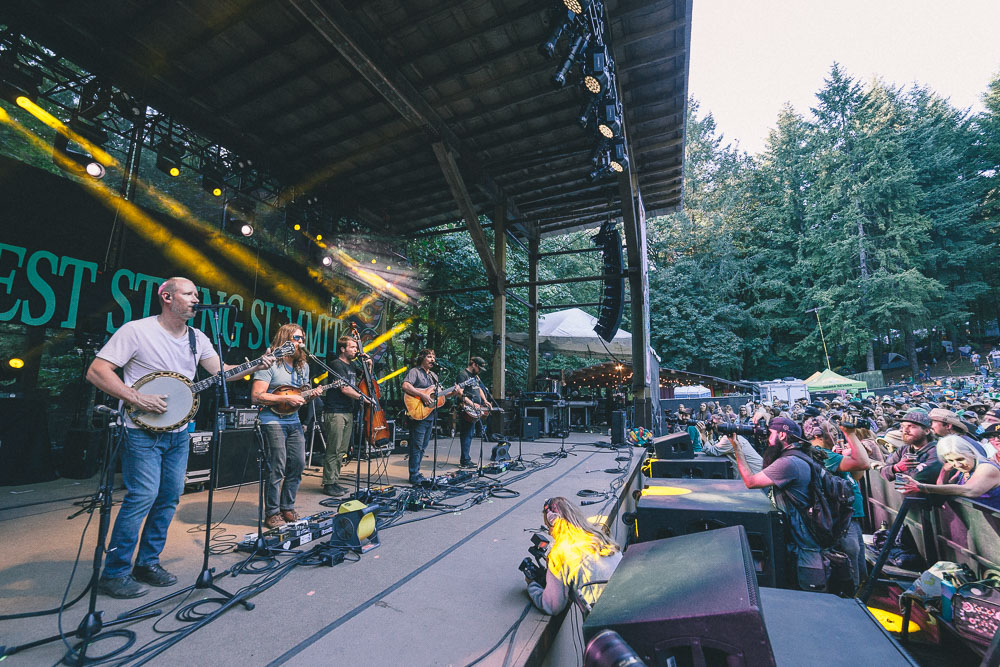 Greensky Bluegrass, Northwest String Summit, Horning's Hideout, photo by Blake Sourisseau