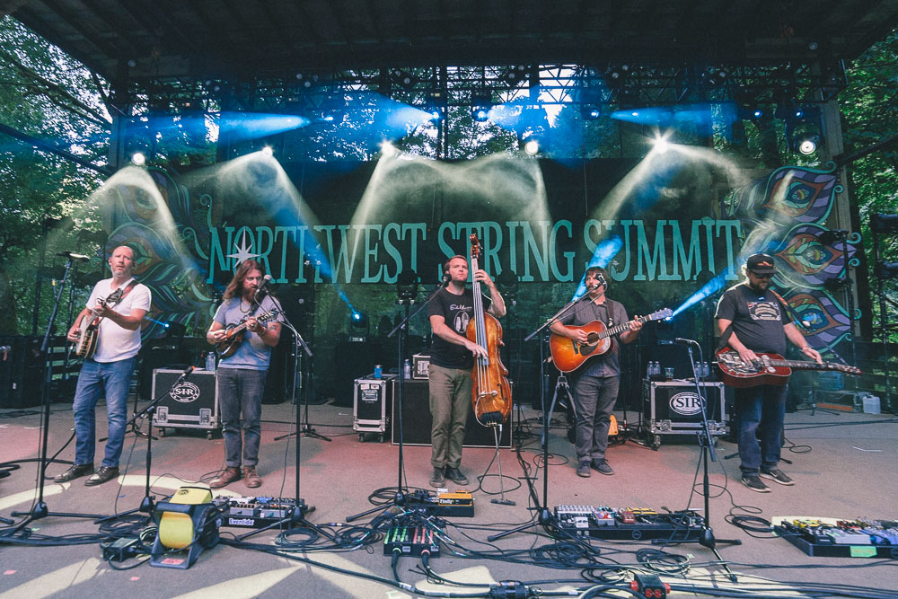 Greensky Bluegrass, Northwest String Summit, Horning's Hideout, photo by Blake Sourisseau