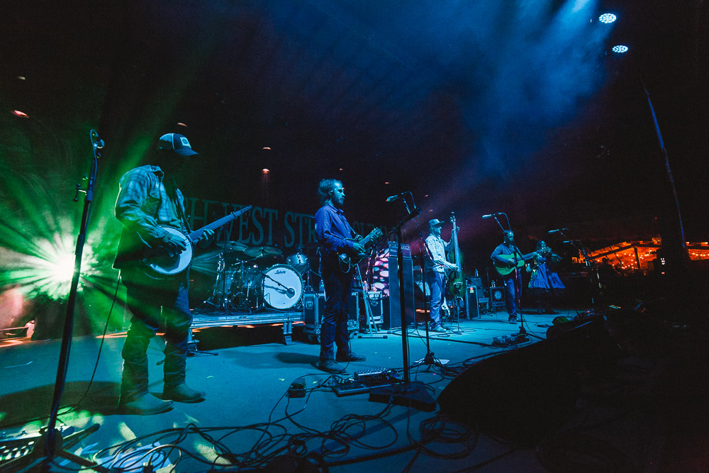 Yonder Mountain String Band, Northwest String Summit, Horning's Hideout, photo by Blake Sourisseau