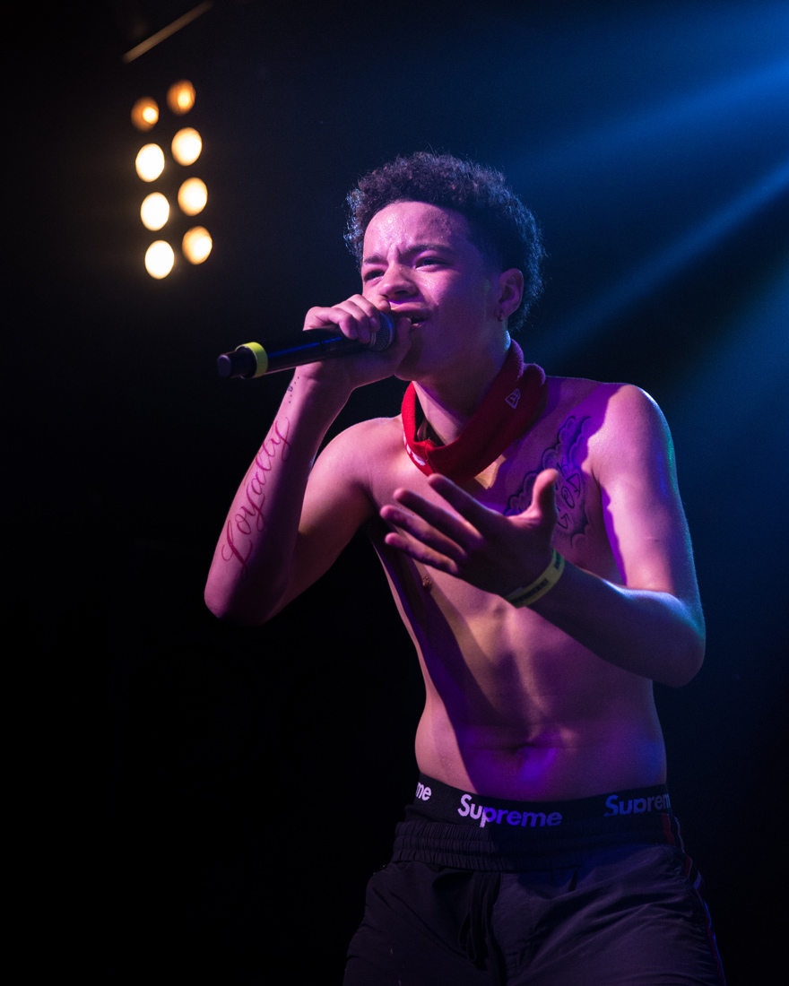 Lil Mosey, Roseland Theater, photo by Jensen Ocampo.