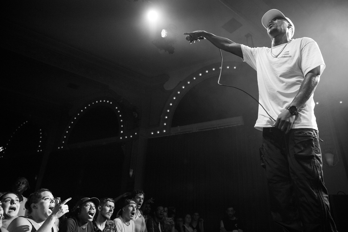 Lupe Fiasco, Crystal Ballroom, photo by Jensen Ocampo