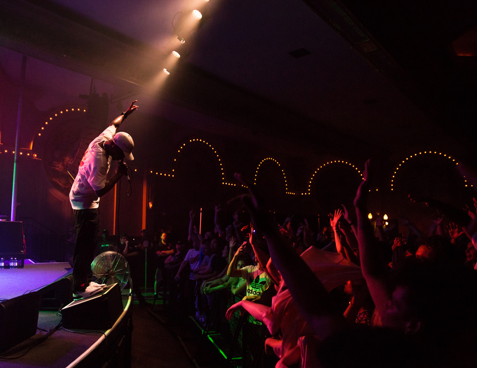 Lupe Fiasco, Crystal Ballroom, photo by Jensen Ocampo