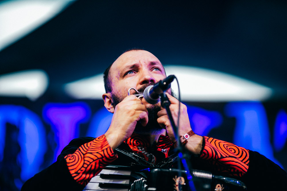 DakhaBrakha, Pickathon, Pendarvis Farm, photo by Tojo Andrianarivo