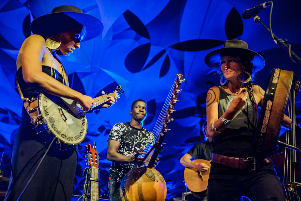 Rising Appalachia, Pickathon, Pendarvis Farm, photo by Tojo Andrianarivo
