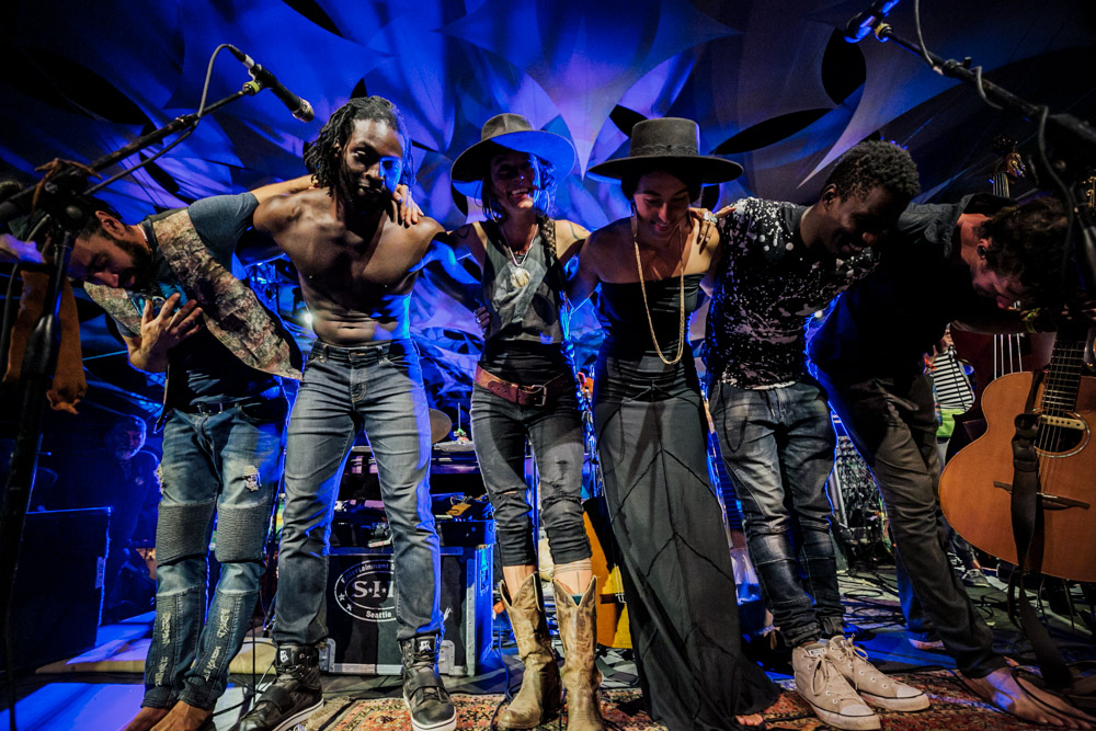 Rising Appalachia, Pickathon, Pendarvis Farm, photo by Tojo Andrianarivo