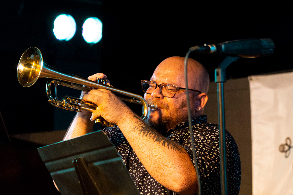 Farnell Newton, Montavilla Jazz Festival, photo by Elbert Giron