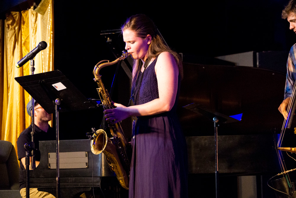Nicole Glover, Montavilla Jazz Festival, photo by Elbert Giron