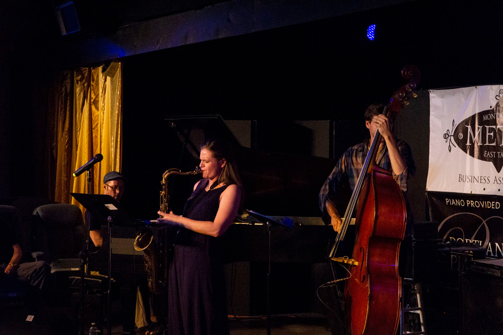 Nicole Glover, Montavilla Jazz Festival, photo by Elbert Giron