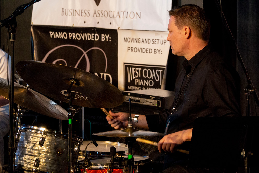 Ryan Meagher, Montavilla Jazz Festival, photo by Elbert Giron