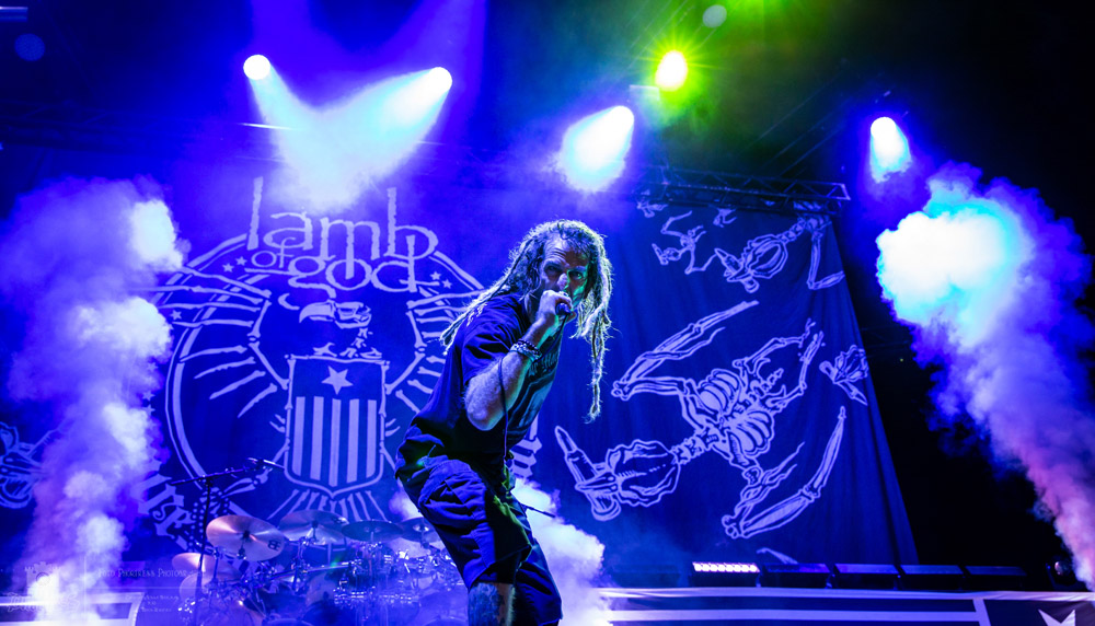 Lamb of God, Sunlight Supply Amphitheater, photo by Alyssa Herrman