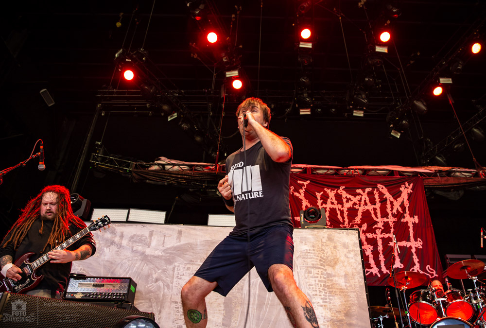 Napalm Death, Sunlight Supply Amphitheater, photo by Alyssa Herrman