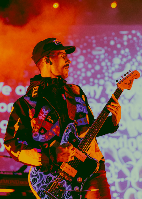 Portugal. The Man, Edgefield Amphitheater, photo by Sydnie Kobza