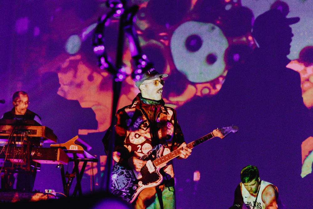 Portugal. The Man, Edgefield Amphitheater, photo by Sydnie Kobza