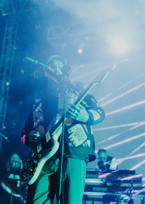 Portugal. The Man, Edgefield Amphitheater, photo by Sydnie Kobza