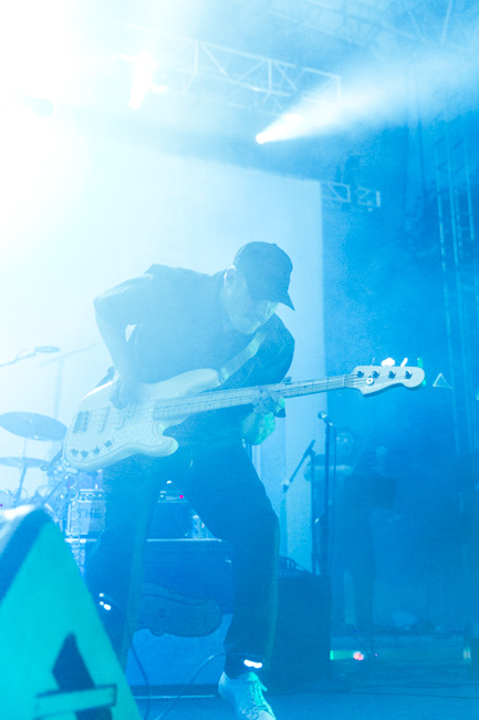 Portugal. The Man, Edgefield Amphitheater, photo by Sydnie Kobza