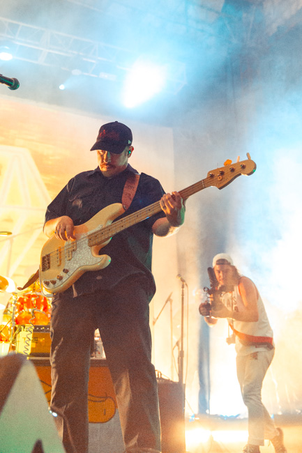 Portugal. The Man, Edgefield Amphitheater, photo by Sydnie Kobza