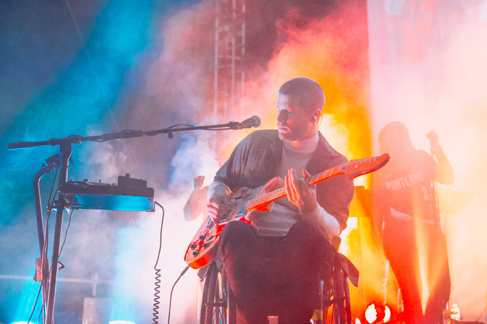 Portugal. The Man, Edgefield Amphitheater, photo by Sydnie Kobza