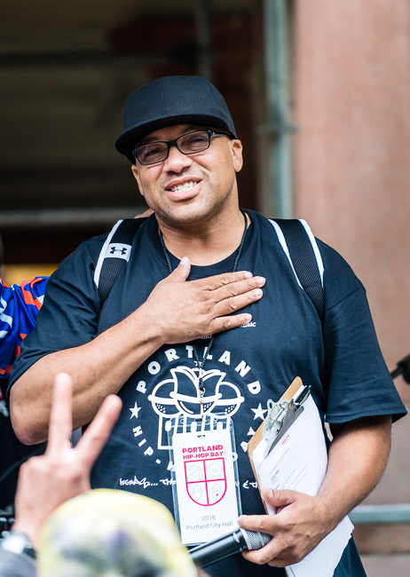 DJ O.G. One, Portland Hip-Hop Day, photo by Miguel Padilla