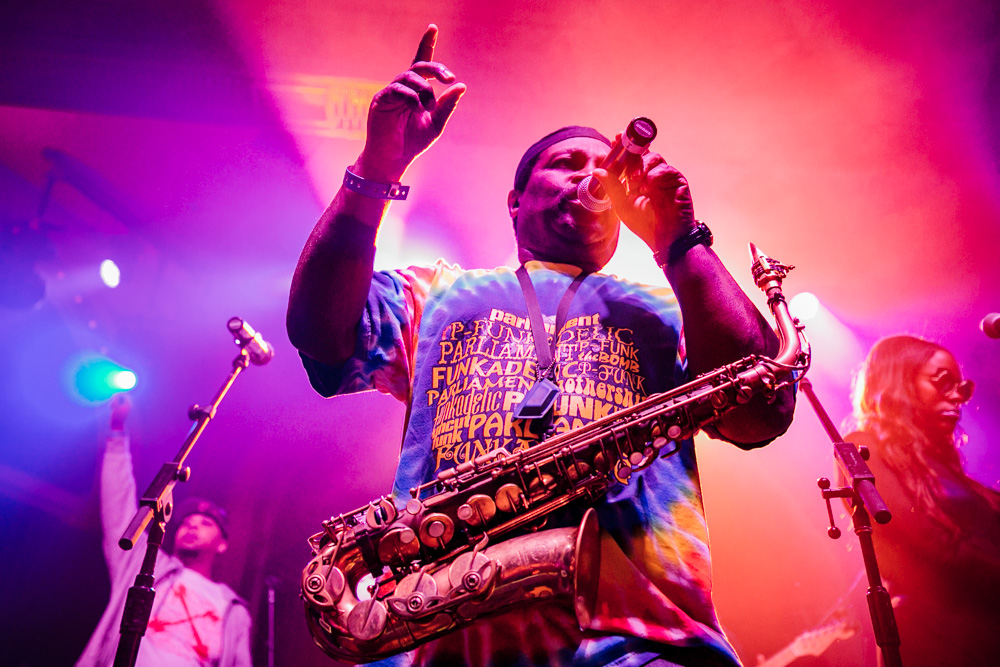 George Clinton and Parliament Funkadelic, Crystal Ballroom, photo by Tojo Andrianarivo