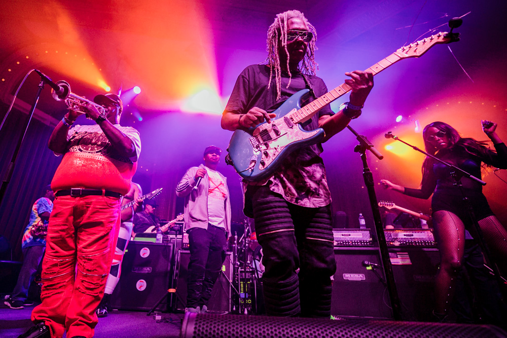George Clinton and Parliament Funkadelic, Crystal Ballroom, photo by Tojo Andrianarivo