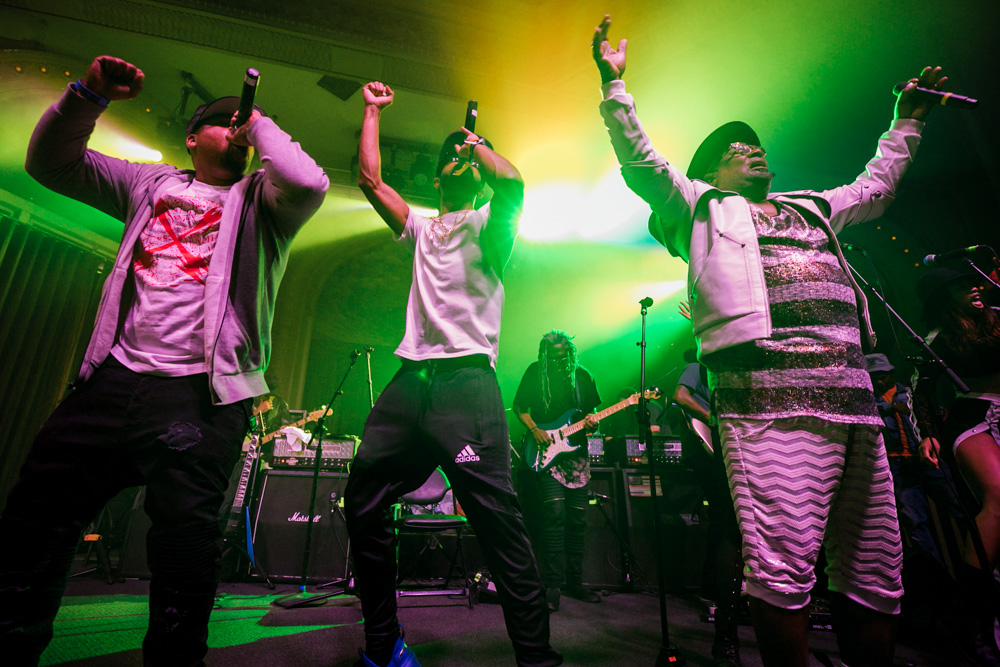 George Clinton and Parliament Funkadelic, Crystal Ballroom, photo by Tojo Andrianarivo