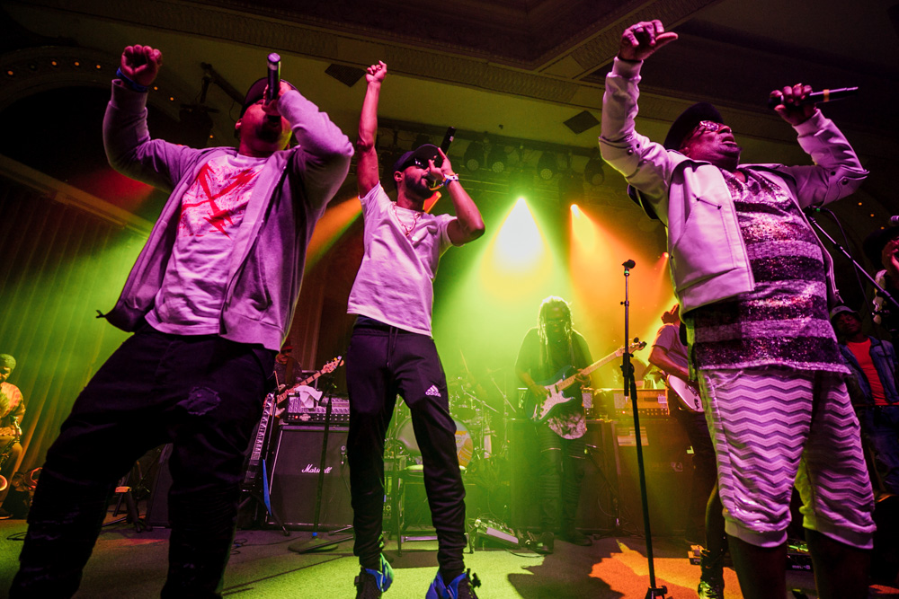 George Clinton and Parliament Funkadelic, Crystal Ballroom, photo by Tojo Andrianarivo