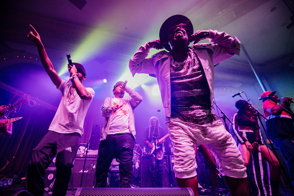 George Clinton and Parliament Funkadelic, Crystal Ballroom, photo by Tojo Andrianarivo