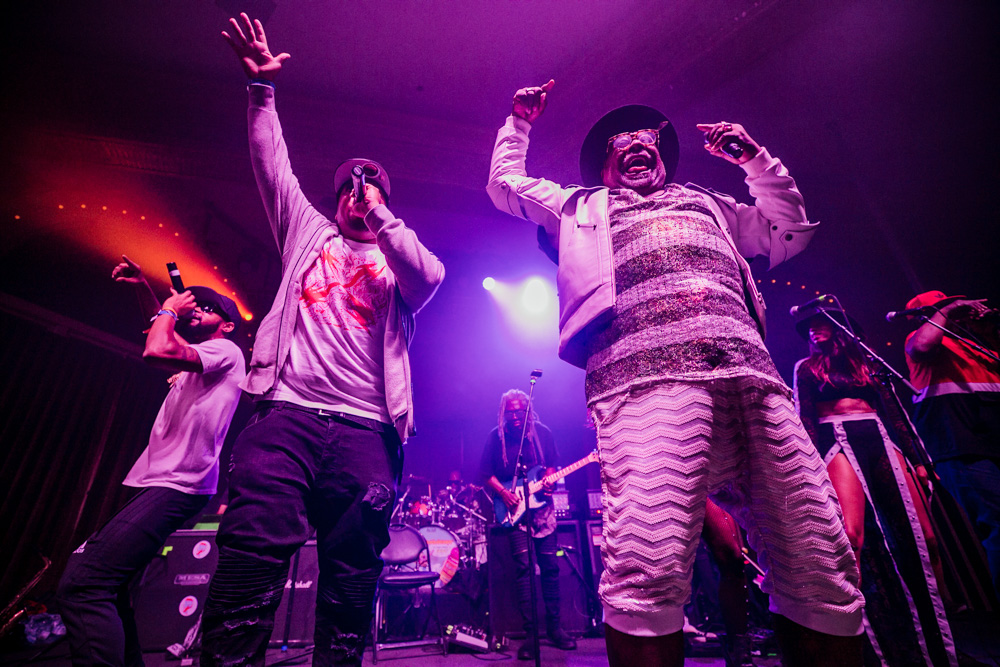 George Clinton and Parliament Funkadelic, Crystal Ballroom, photo by Tojo Andrianarivo