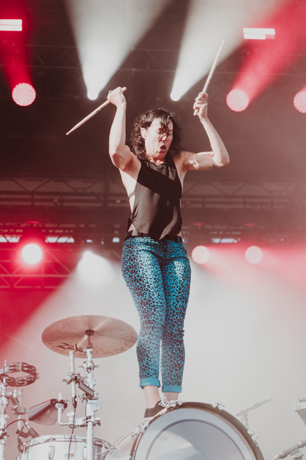 Matt and Kim, 94.7 FM, Hillsboro Stadium, photo by Sydnie Kobza