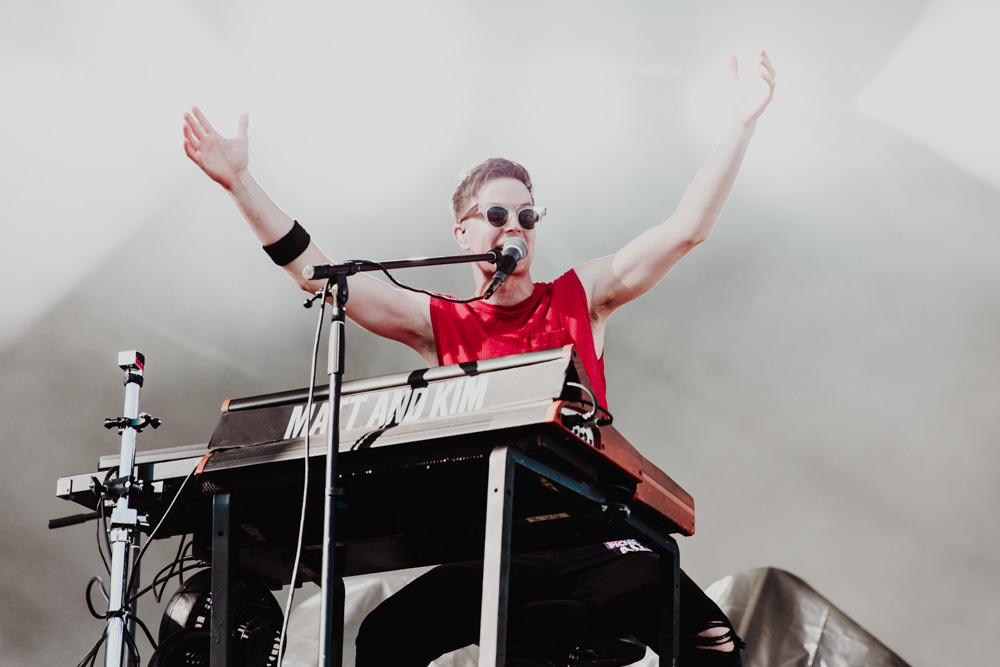 Matt and Kim, 94.7 FM, Hillsboro Stadium, photo by Sydnie Kobza