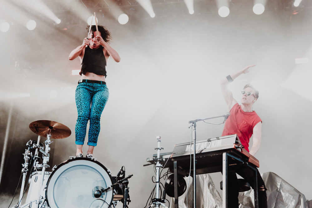 Matt and Kim, 94.7 FM, Hillsboro Stadium, photo by Sydnie Kobza