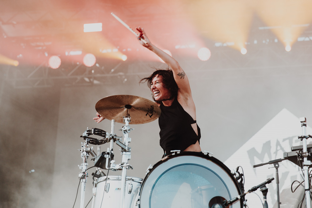 Matt and Kim, 94.7 FM, Hillsboro Stadium, photo by Sydnie Kobza