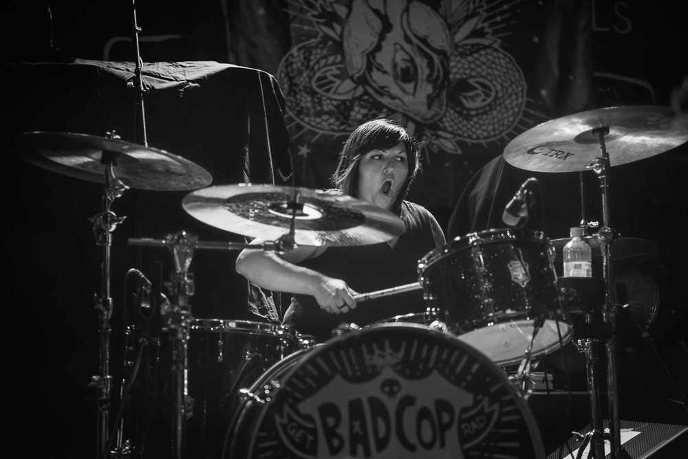 Bad Cop / Bad Cop, Crystal Ballroom, photo by Jeff Ryan