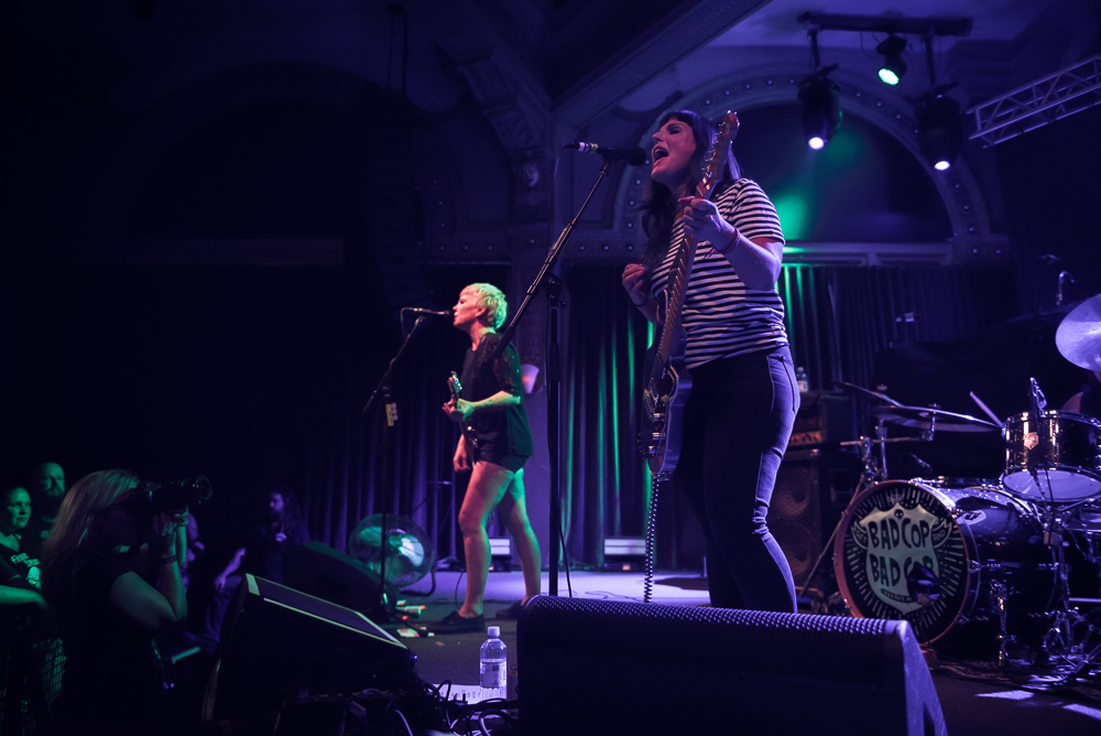 Bad Cop / Bad Cop, Crystal Ballroom, photo by Jeff Ryan