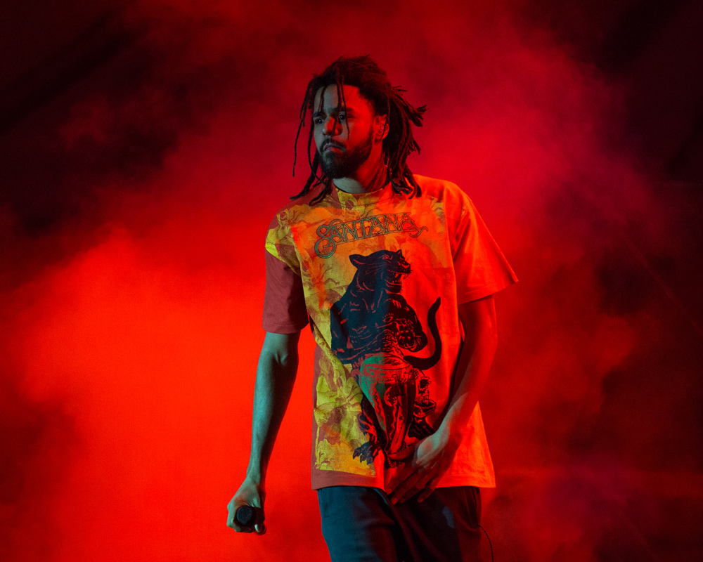 J. Cole, Seattle Center, photo by Jensen Ocampo