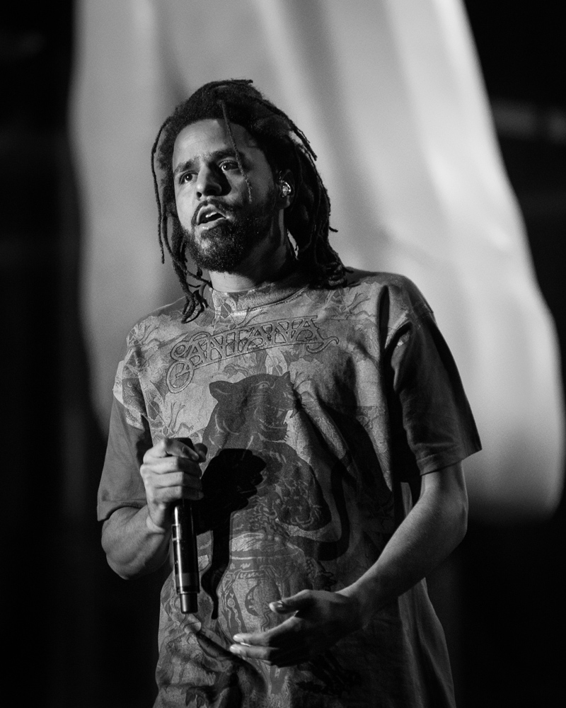 J. Cole, Seattle Center, photo by Jensen Ocampo