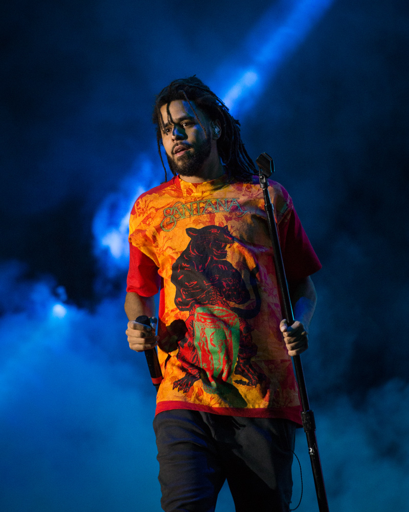 J. Cole, Seattle Center, photo by Jensen Ocampo