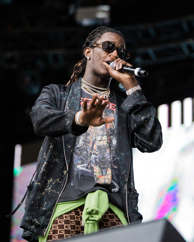 Young Thug, Seattle Center, photo by Jensen Ocampo