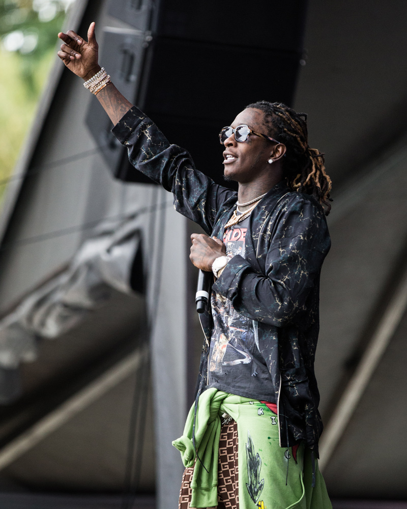 Young Thug, Seattle Center, photo by Jensen Ocampo