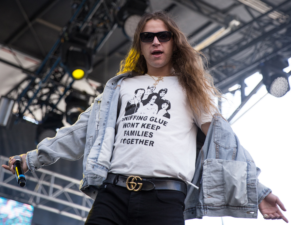 Yung Pinch at Bumbershoot at the Seattle Center on September 1, 2018.